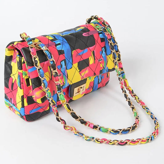 Kleurrijke schoudertas