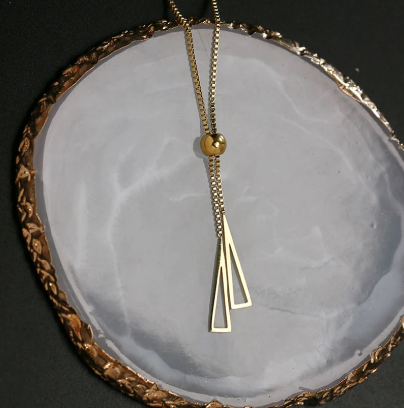 Tornado Triangle Necklace